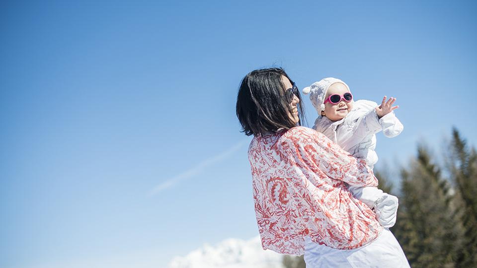 Aller au ski avec bébé