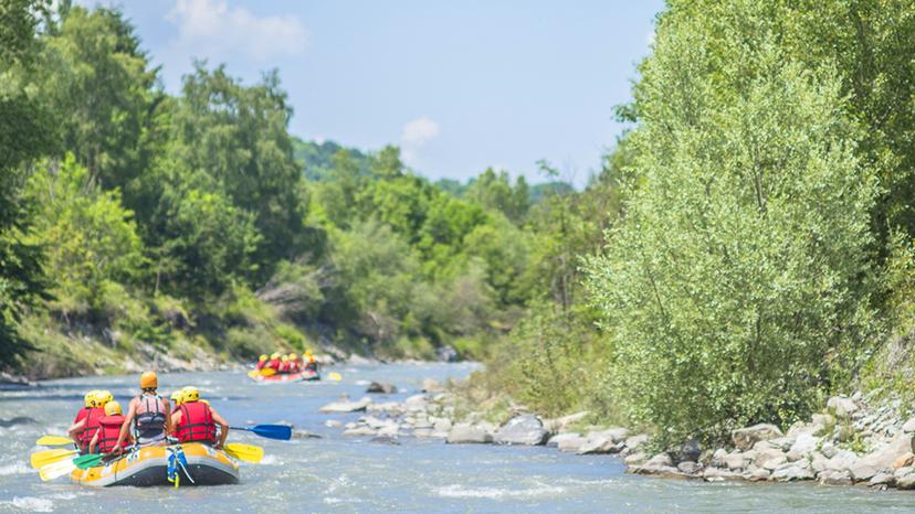 rafting