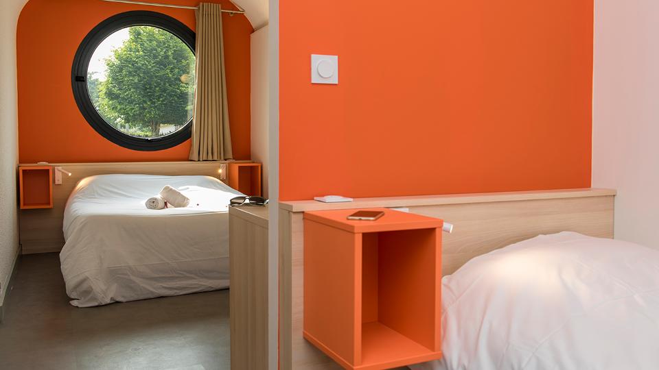 chambre tout confort dans notre village de vacances en bretagne