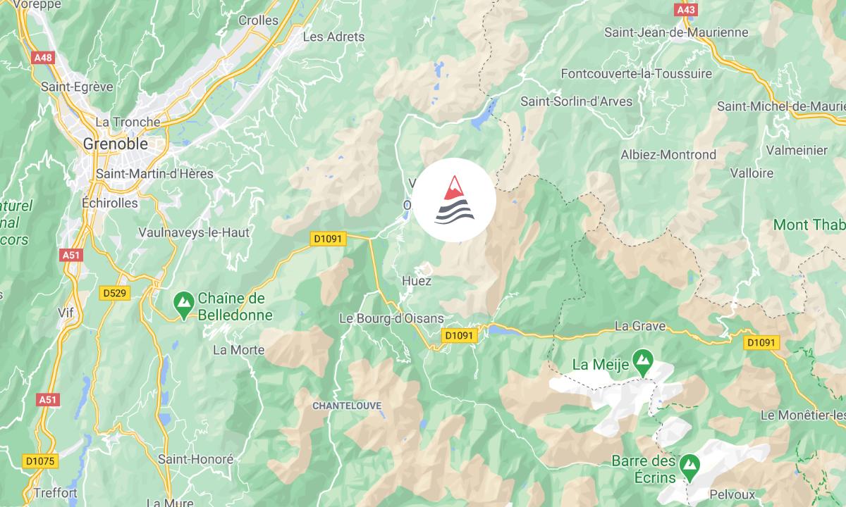 Localisation Village Club du Soleil Arc 1800