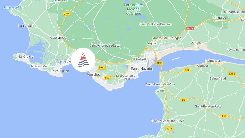 Localisation Village Club de La Baule