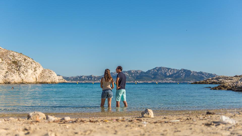 Vacances à la mer sur la côte d'azur