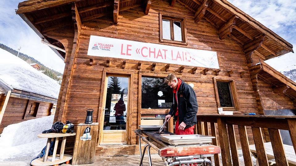 Pique-nique sur les pistes