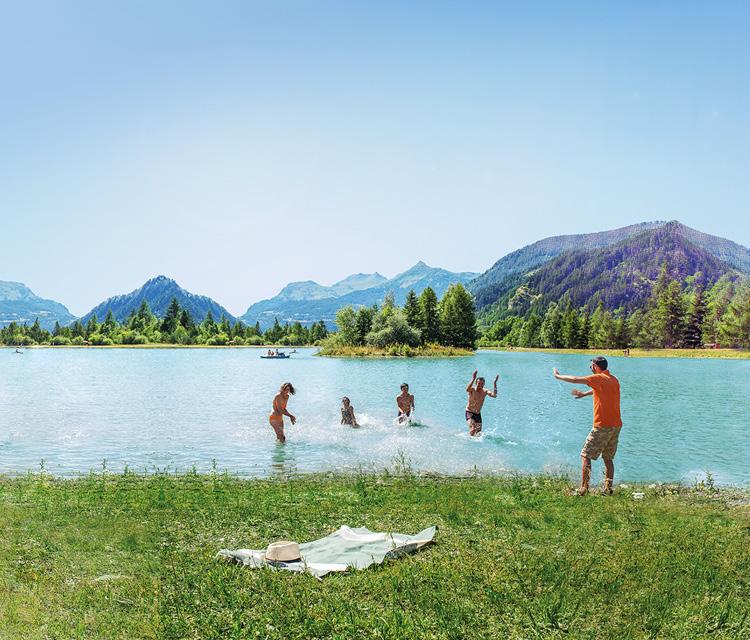 Vacances près d'un lac à Morzine