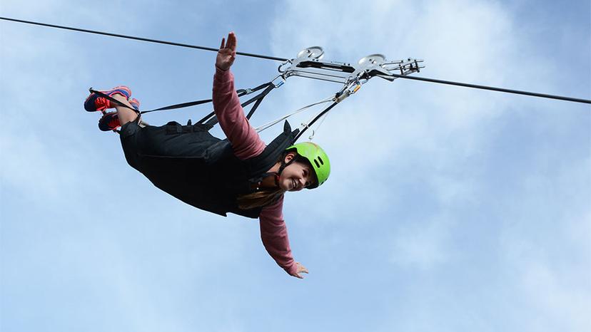 roll air tyrolienne