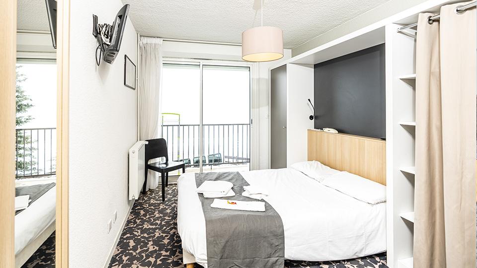 Chambre grand confort en club de vacances à Orcières Merlette