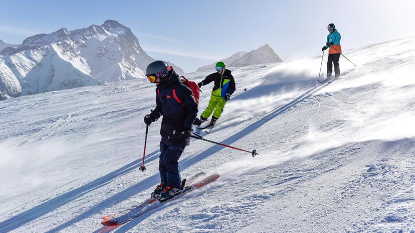Ski sur glacier