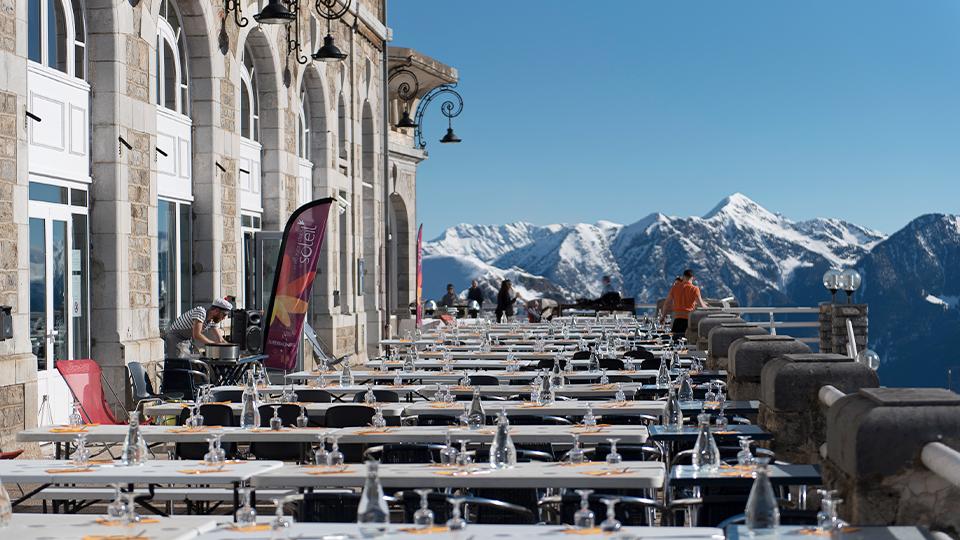 Village de vacances avec terrasse panoramique