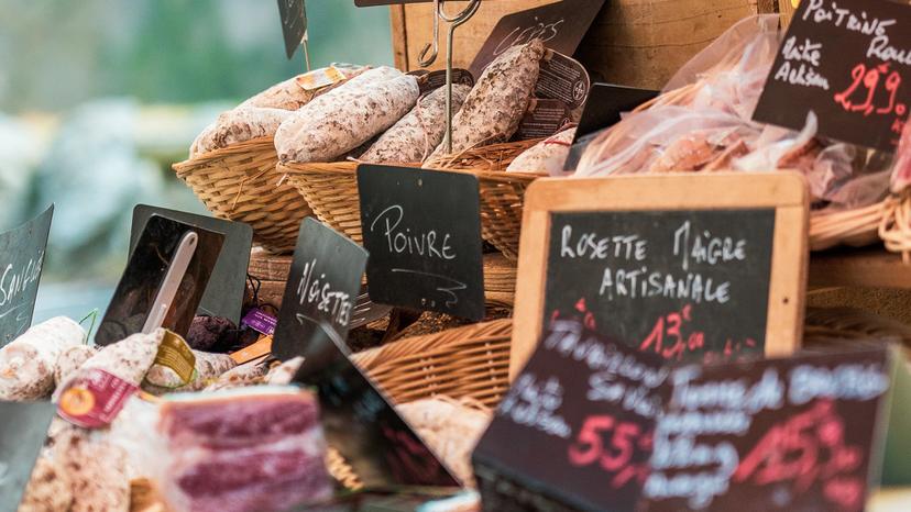 Marché typique en montagne