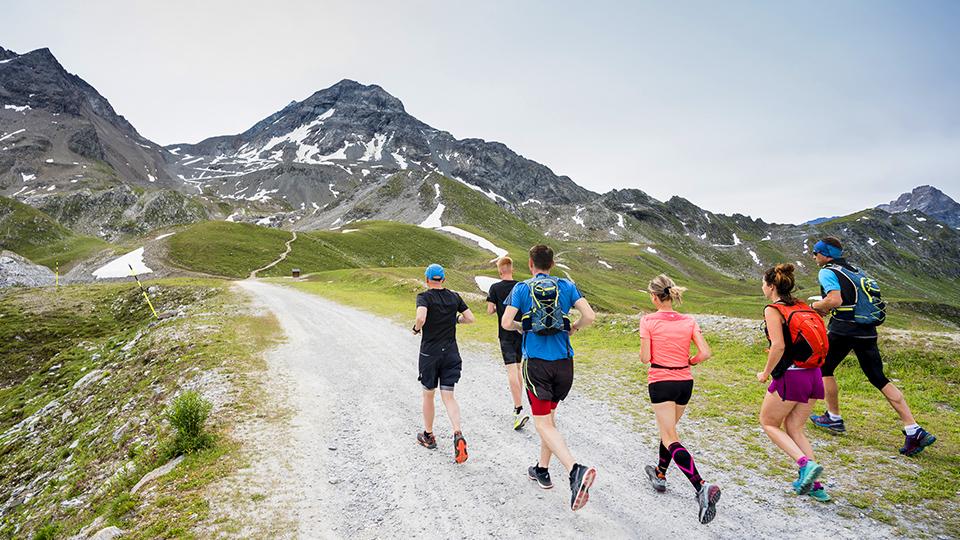 Trail en montagne