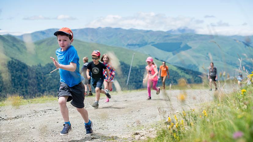 course d'orientation en montagne