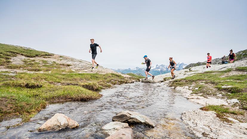 course sportive trail en montagne
