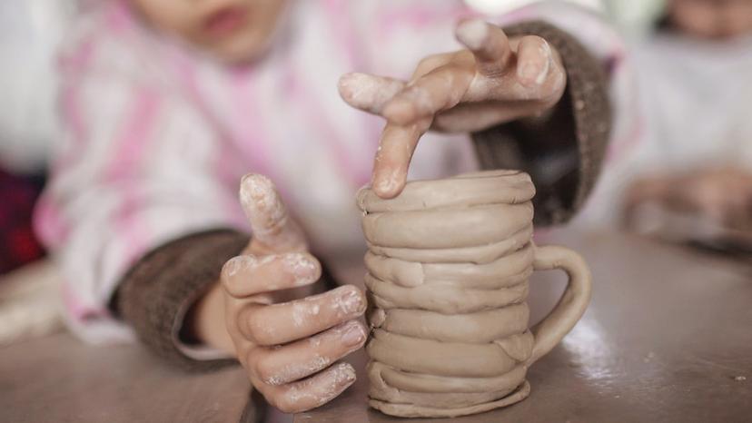pâte à sel et poterie pour les enfants