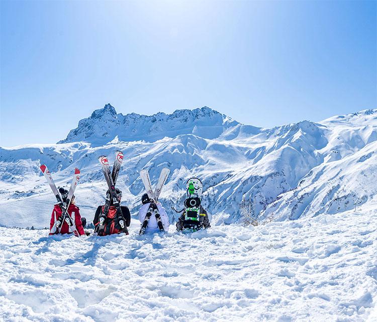 Vacances au ski entre amis
