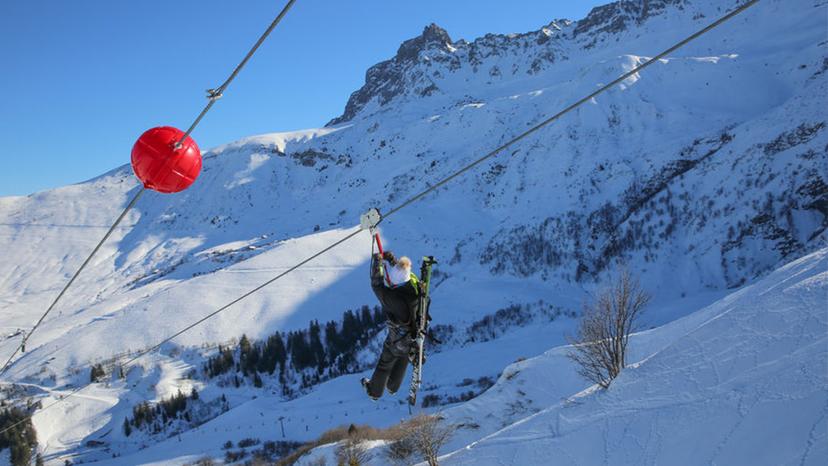 Activité en station de ski tyrolienne, en supplément