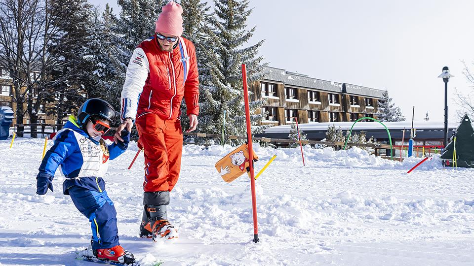 cours de ski pour les petits